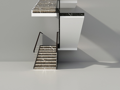 Modern Stairs 3d model