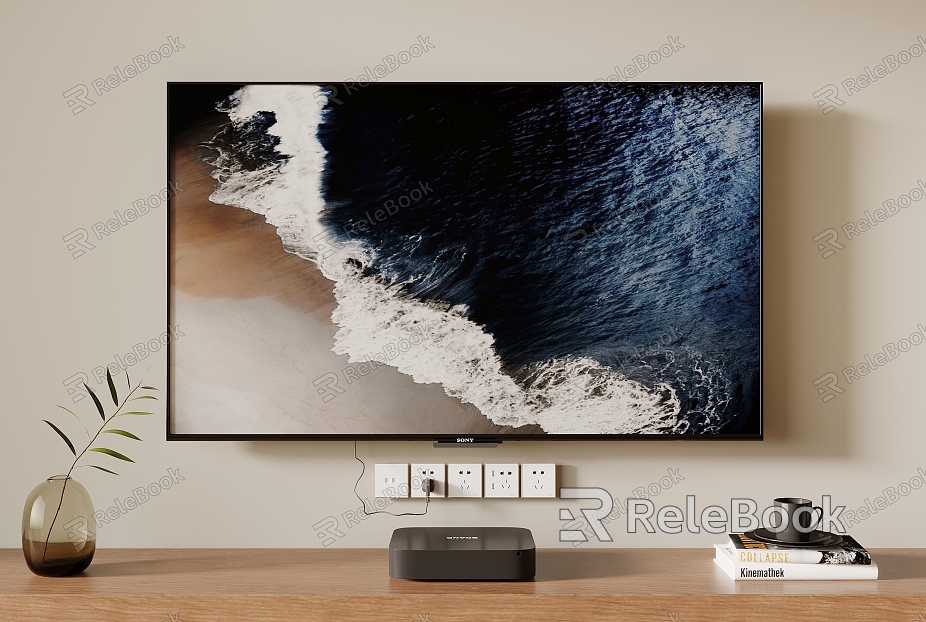 Modern Wall Hanging TV Smart TV model