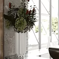 Modern Restaurant Interior With Open Layout Natural Light Dining Tables And Plant Decor