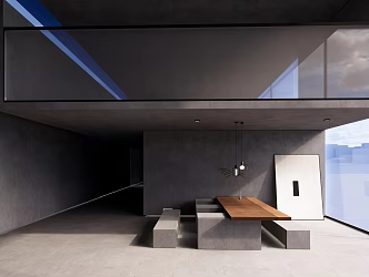 Industrial LOFT Leisure area 3d model