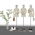 Modern Half-Fit Model 3d model