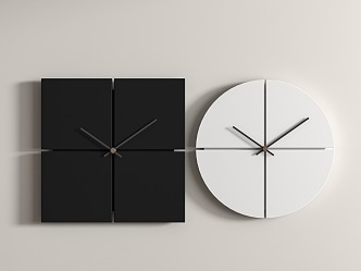 Wall clock 3d model