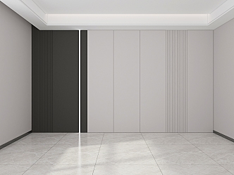 Modern background wall 3d model