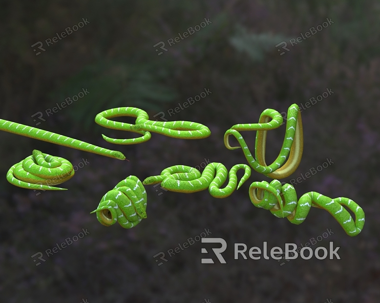 Emerald Green Tree Anaconda Emerald Python Emerald Anaconda Green Tree Anaconda Snake model