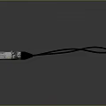 Durable Silver Metal USB Cable With Two Connectors And Blue Cord For Daily Use