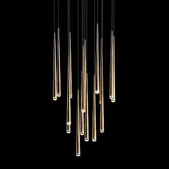 Modern chandelier modern lamp ceiling lamp chandelier water drop 3d model