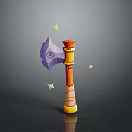 Tomahawk Axe Wooden Axe Handle Axe Mountain Axe Chopping Wood Axe Chopping Wood Axe Magic Axe 3d model