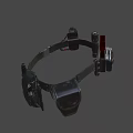 Black Tactical Utility Belt With Multiple Pouches And Equipment Holders