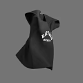 Classic Black Harvard University T shirt with White Printed Logo Design