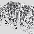 Various Wrought Iron Fences With Decorative Patterns And White Gate Design