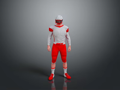 Rugby Player Athlete Sports Equipment Competition Ball Game Role Robust Basketball Star Basketball Player Star Sports Star 3d model