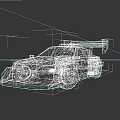 Red Kratos Race Car With Stylish Aerodynamic Design And Bold Graphics