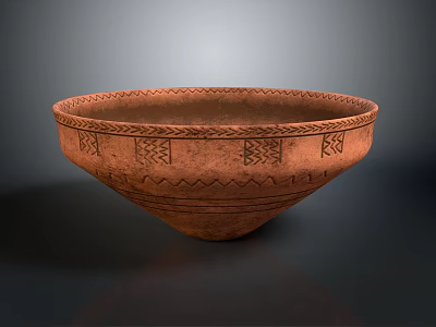 Modern Pottery Bowl Clay Pottery 3d model Modern Pottery Bowl Clay Pottery 3d model