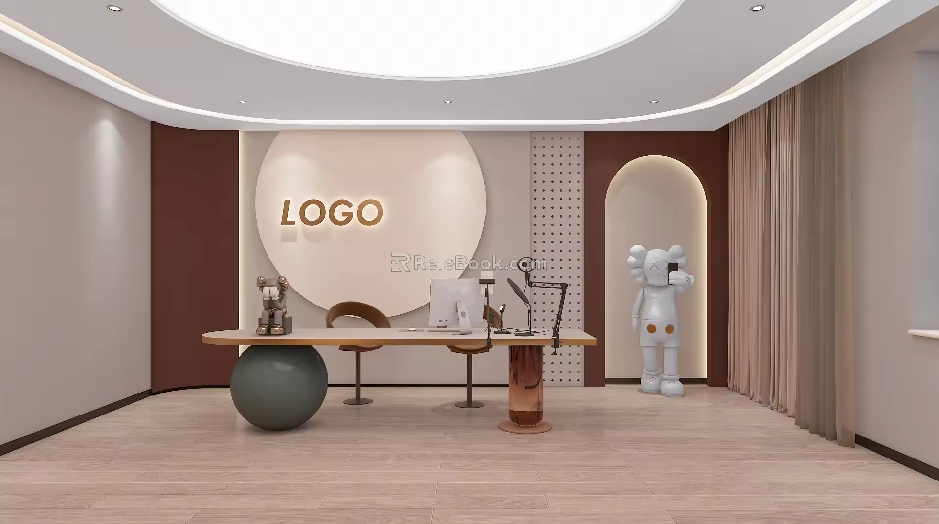 Modern Studio 3d model