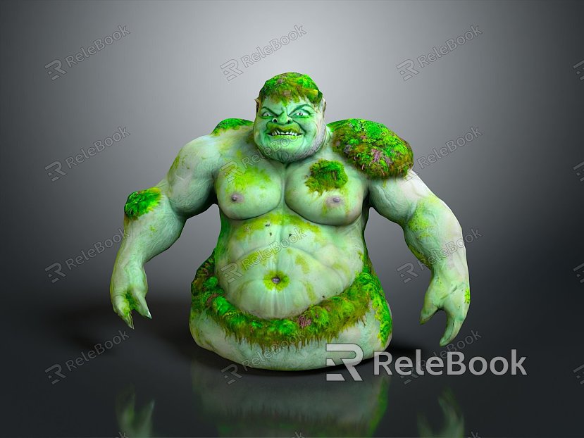 Troll Cave Giant Mountain Fine Stone Grotesque Stone Head Grotesque Stone Man Rock Grotesque Lava Grotesque Grotesque Monster model