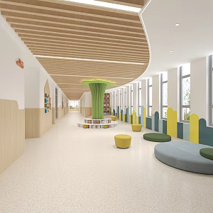 Modern Kindergarten 3d model