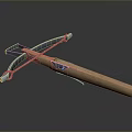 Crossbow Mechanical Crossbow Shift Bow and Arrow Shoot Far Equipment Weapons High-tech Crossbow 3d model