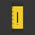 Yellow Black Portable Laptop Power Station with Handle Display Screen and USB Ports