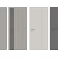 Modern Flush Doors In Various Colors With Wood Grain And Smooth Finishes