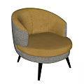 Modern Single Sofa 3d model