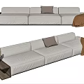 Modern Multiplayer Sofa 3d model