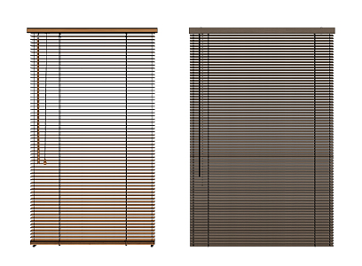 Modern venetian blinds venetian blinds combination 3d model