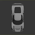 Silver Modern Sports Car With Sleek Design Illuminated Accents And Rear Spoiler