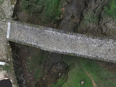 Medieval Bridges Natural River Mountains Printable 3d model Medieval Bridges Natural River Mountains Printable 3d model