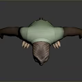 Adorable Game Movie Character Sloth Wearing Green T Shirt Red Striped Tie And Khaki Pants
