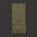 Military Style Sandy Colored Functional Vehicle With Off Road Design And Large Tires