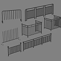 Various Metal Safety Railings With Different Designs For Outdoor And Indoor Use