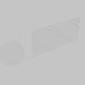 White Marble Decorative Component With Spherical Shape And Textured Wall Design