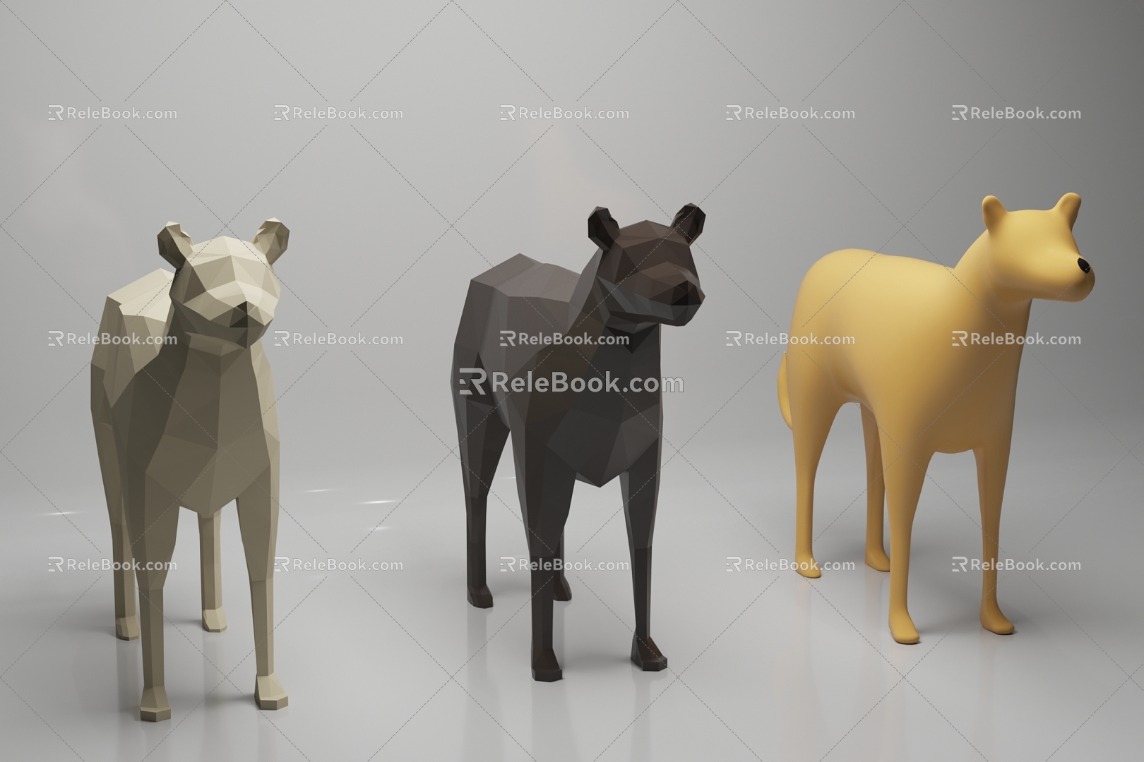 Animal Dog Decorative Ornaments 3d model