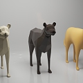 Animal Dog Decorative Ornaments 3d model