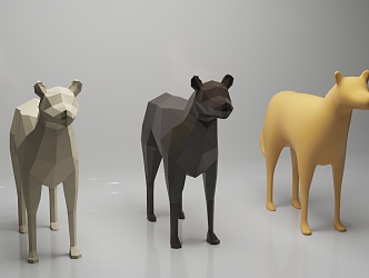 Animal Dog Decorative Ornaments 3d model