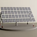 Public Facility Solar Panels Renewable Energy System With Mounting Frame And Platform 3d model