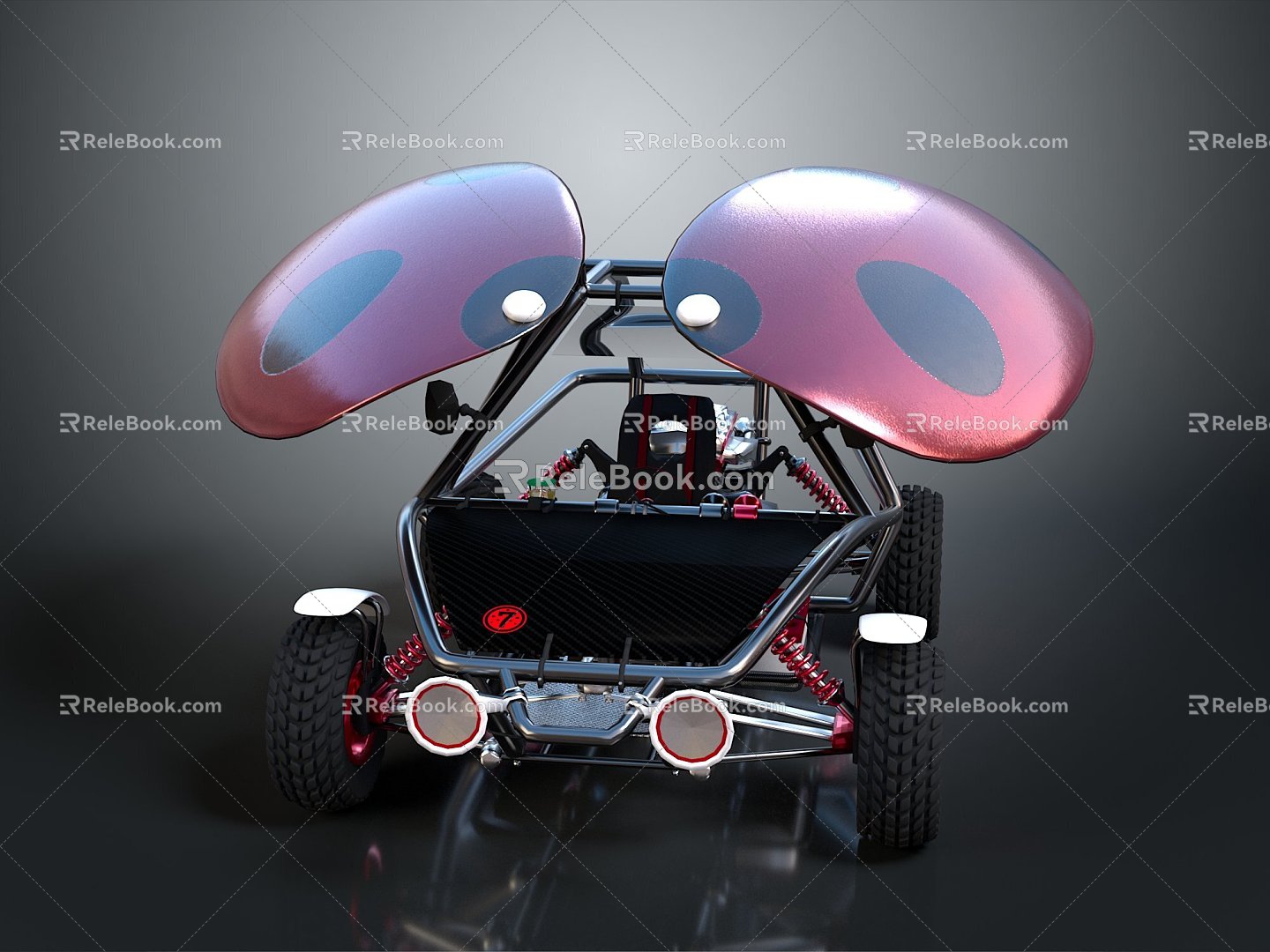 Modern travel car car self-modified car modified car 3d model