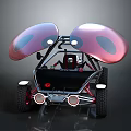 Modern travel car self-modified car modified car 3d model