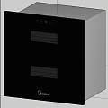 Midea Black Double Drawer Kitchen Appliance Perfect For Modern Kitchen Areas