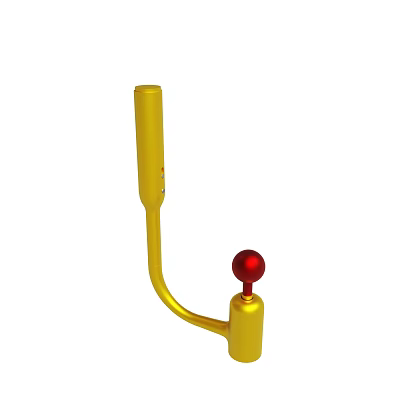 The second generation of upgraded elbow fascia gun back-beating artifact lengthened back-knocking massage hammer mute body back leg elbow electric fascia gun cervical waist back muscle massage instrument multi-function 3d model