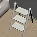 Ladder sofa plant 3d model