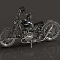 Modern Motorcycle 3d model