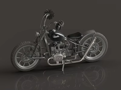 Modern Motorcycle 3d model