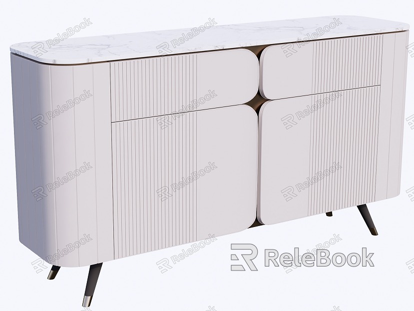 Light Luxury TV Cabinet model