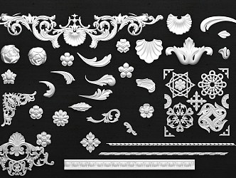 decorative lace 3d model