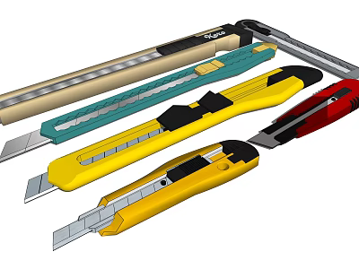 modern art knife 3d model