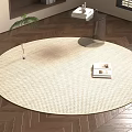 Modern Round Carpet Round Carpet 3d model