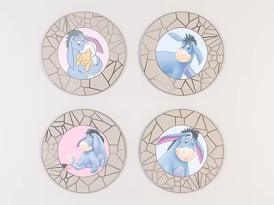 Modern Wall Decorative Home Decoration Pendant 3d model