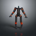 Robot Assistant Small Robot Butler Robot Butler Figure Game Figure 3d model