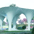 Modern Corridor Landscape Corridor Structures Parametric Structures 3d model